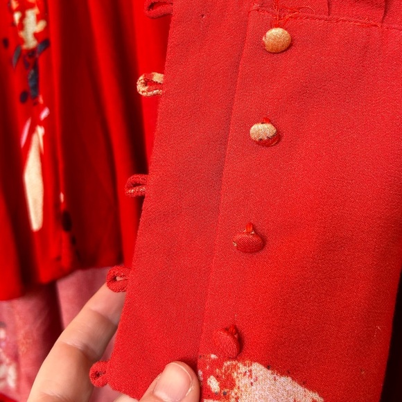 🦋 Free People extra small butterfly mini dress tunic 🦋 - Picture 8 of 14